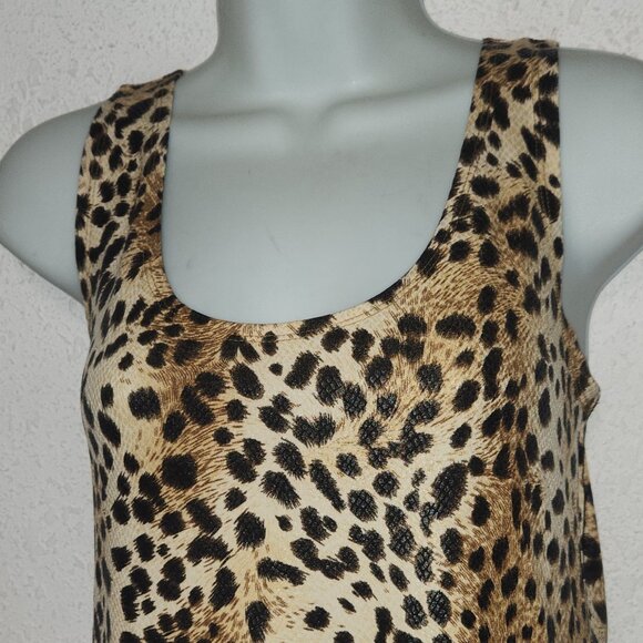 The Arte by Zenana ** short shift/dress with animal print in size Large  NWOT - Picture 4 of 8